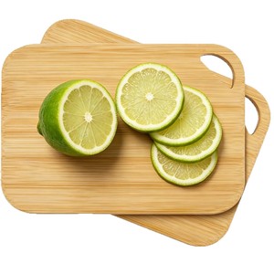 Tabla de cortar de bambú rectangular, color madera natural, madera maciza, tabla de preparación de alimentos para cocina, hotel, café, té - Product Image 5