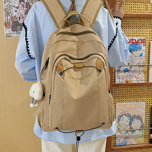 Japanese Korean Style Student <b>Backpack</b> White Waterproof Large Capacity Everyday Use - Product Image 4