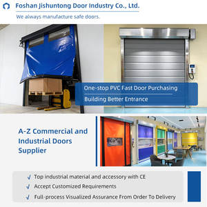 Puerta Enrollable Automática de Alta Velocidad con Reparación Automática de <span class=keywords><strong>PVC</strong></span>, Puerta de Entrada Exterior Comercial, Cortina Inteligente, <span class=keywords><strong>Persiana</strong></span> Enrollable Industrial, Otra Puerta - Product Image 3