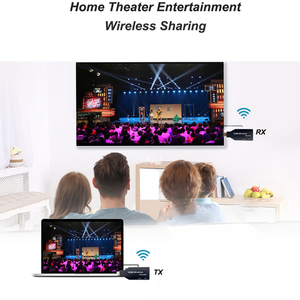 Lemorele 5G 60M sans fil HDMI émetteur et récepteur réunion émetteur Audio pour ordinateur portable TV projecteur moniteur est venu - Product Image 5