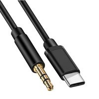 Chaqueta de nailon con Cable AUX de 3,5mm de alta calidad para teléfono Samsung Car AUX Speaker Micrófono Monitor Aplicaciones