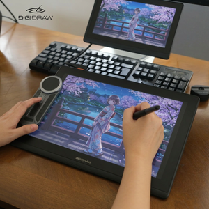 Tablet Grafico DigiDraw a Doppio Uso, Tavoletta Professionale per Disegno Digitale con Monitor Integrato - Product Image 1