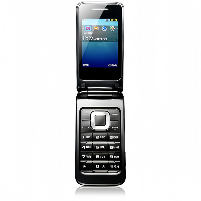 Wholesale C3520 La Fleur Flip Feature Phone 2G GSM Quad Band Unlocked 2.4 Inch 800mAh Battery Clamshell Compact Mobile Cellphone