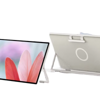 Moniteur LED intelligent blanc de 24,5 pouces, ultra fin, prêt pour le jeu, multifonction, support réglable