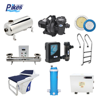 Pikes Custom AF Serie Neuerscheinung Wasserkartuschenfilter Effizientes Schwimmbadausrüstungs-Filtersystem Kunststoff