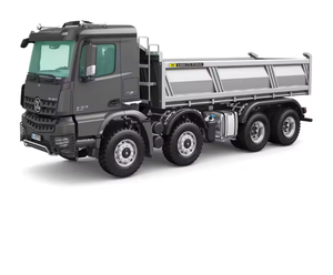 Camión Volquete RC con Tracción en las 8 Ruedas, Elevación Hidráulica de Carga Pesada, Modelo de Vehículo de Ingeniería 1:14 para Colección - Product Image 2