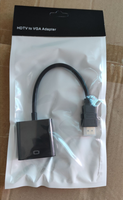 Adaptador HDMI a VGA de Alta Calidad y Bajo Precio, 1080P, Macho a Hembra, Cable de Audio y Video HDMI