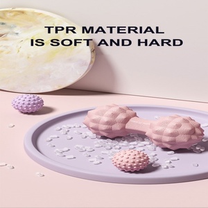Eco-friendly Yoga Reaction <b>Ball</b> <b>Massage</b> <b>Ball</b> Foot Back Acupressure Fascia <b>Ball</b> Peanut <b>Massage</b> <b>Ball</b> Foot Relaxation Muscle TPR - Product Image 4