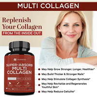 Capsules de collagène en gros sous marque privée pour la repousse des cheveux, meilleur supplément multi-vitamines C et E pour la peau et les ongles