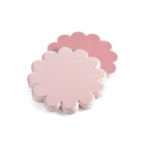 Nhà Máy Bán Buôn OEM Thiết Kế Đồ Trang Sức Nhẫn Khay Chất Lượng Cao Tùy Chỉnh Kích Thước Lớn Hoa Hình Dạng Nhung Đồ Trang Sức Container Với Nắp - Product Image 1