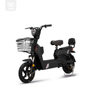 Vélo de ville électrique 48V avec moteur de moyeu arrière rapide Tube inférieur batterie électronique intelligente cadre en acier