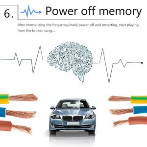 Henmall Radio de Coche 1Din 12V-24V Clásico con FM, USB, AUX, Bluetooth, Reproductor <span class=keywords><strong>MP3</strong></span>, Estéreo, Grabadora y Transmisor FM Promocional - Product Image 3