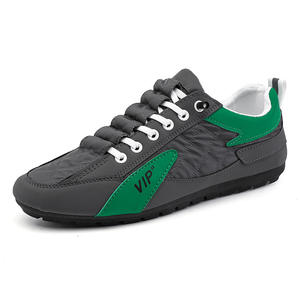 Vip Men's Spring Casual Sneakers Lace-Up Round Toe Breathable Fashion <b>Walking</b> <b>Shoes</b> Solid Color Sport <b>Style</b> EVA Midsole Rubber - Product Image 1