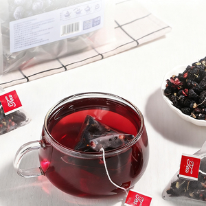 Arándanos Moras Black Goji Berries Infundido Sabor Té Triángulo Bolsitas de té Directo al por mayor Embalaje personalizable - Product Image 5