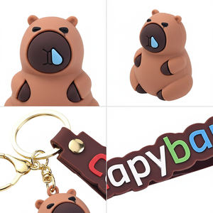 Großhandel: Individueller 3D-Cartoon-PVC-Schlüsselanhänger, Epoxy-Soft-Gummi-Taschen-/Auto-Anhänger für Greifautomaten, Werbegeschenk - Product Image 3