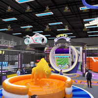 Dola - Circuito de Cuerdas para Escalar en Interiores, Tamaño Personalizado, Capacidad para Más de 100 Personas, Equipo de Juegos, Estacas de Flor de Ciruelo, Parque de Aventuras Interior