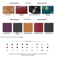 Porte-cartes ultra-fin en cuir véritable pleine fleur avec plusieurs emplacements, étui compact et simple pour cartes de crédit et de visite pour femme