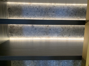 キッチン家具モダンガラスディスプレイキッチンキャビネット - Product Image 6