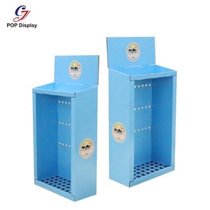 Cá nhân in giấy sóng carton tầng đứng PEG móc treo ô bán lẻ hiển thị các tông Giá cho giẻ lau sàn đứng - Product Image 3