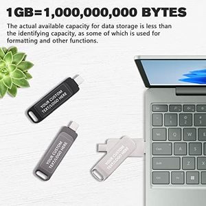 Biểu Tượng Tùy Chỉnh 64GB USB C 2In 1 Ổ Đĩa Flash Cá Nhân Kim Loại USB 3.0 32GB Bộ Nhớ Cho Công Ty Quà Tặng Số Lượng Lớn Các Mặt Hàng Khuyến Mại - Product Image 6