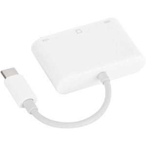 Usb Type C To <b>Ethernet</b> <b>Adapter</b> With Usb Port For Laptop Computer Networking - Product Image 5