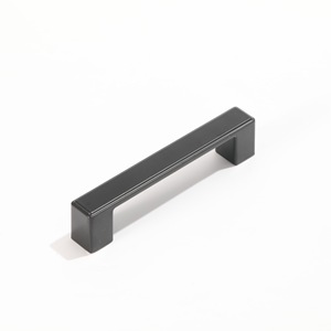 Furniture Handle Rectangle <b>Black</b> Zinc Alloy Minimalist Cabinet Drawer <b>Door</b> Handle - Product Image 4