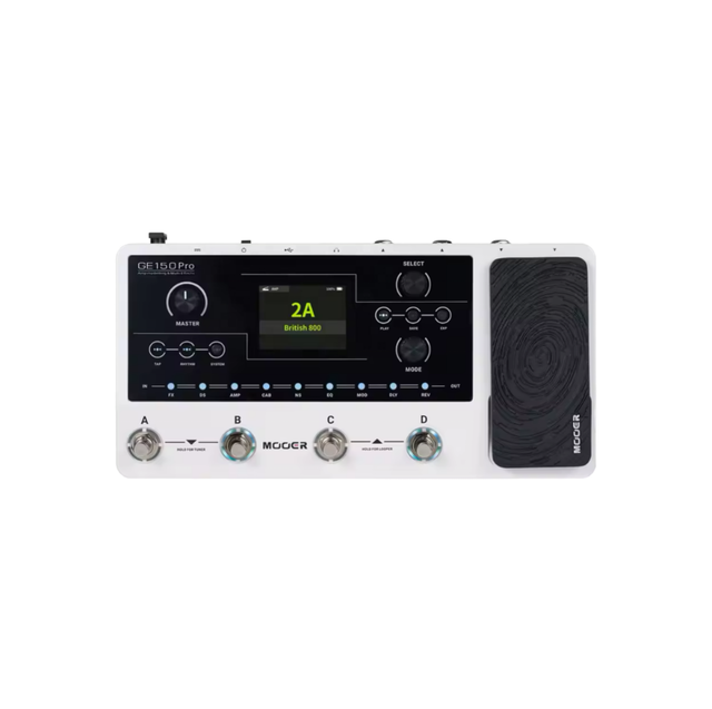 DDP | GE150 Pro Metal Multi-Effects Processor-Durable Lacquered Guitar Pedal with Recording Support for Studio & Live Stage