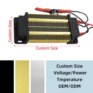 YIDU - Elemento Calefactor de Cerámica <span class=keywords><strong>PTC</strong></span> Aislado de 140*32 mm, 220 V, 300 W, Calentador Eléctrico <span class=keywords><strong>PTC</strong></span> Industrial, Rango de Trabajo de -30 °C a 120 °C, 1 Año de Garantía - Product Image 5