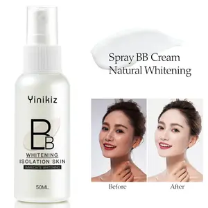 Ynikiz krim semprot bb 50ml, semprotan concealer pemutih tahan air tahan lama warna kulit melembapkan bahkan