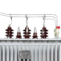 Transformateur de puissance triphasé immergé dans l'huile S11, entrée 11 kV, sortie 400 V, bobine à trois enroulements