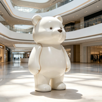 Prêt à être expédié : Présentoir en fibre de verre GRP haute dureté pour animaux de compagnie, idéal pour les centres commerciaux, les événements extérieurs et les expositions.