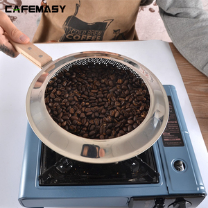 Celldeal — filet de grains de <span class=keywords><strong>café</strong></span> en acier inoxydable, Style coréen, avec poignée en bois, Cage de cuisson pour grains - Product Image 5