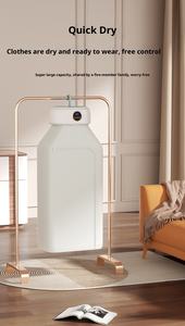Séchoir à linge intelligent portable pliable multifonctionnel pour la maison, avec fonction de chauffage et minuterie, vente en gros - Product Image 4