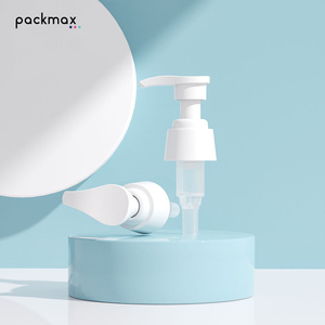 <b>Small</b> flat nozzle with flared cap, 24-tooth pump head ins-style external lotion press pump head, shampoo & hand soap press head - Product Image 3