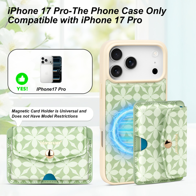Factory Compatible  iPhone 18 17 Pro Max  Detachable Wallet Phone Case Microfibre Leather Card Holder Shockproof Phone Cases