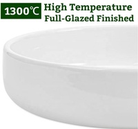 W925 Vente en gros de pots à succulentes suspendus au mur, pots à cactus ovales de 6 pouces en céramique blanche écologique, pot de fleurs avec plateau en bambou, lot de 2