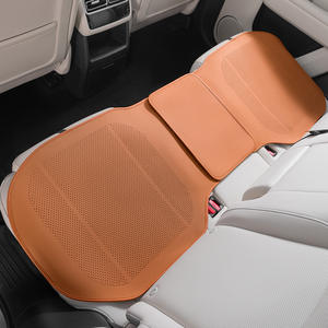 Housse <span class=keywords><strong>de</strong></span> siège arrière <span class=keywords><strong>de</strong></span> voiture respirante à motif litchi, coussin confortable anti-plis pour <span class=keywords><strong>conducteur</strong></span> principal, universelle - Product Image 6