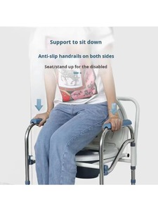 Cheap hospital bathroom seat shower chair elderly shower chair rotating shower seat - Product Image 2