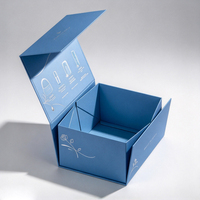 Boîte cadeau pliable personnalisée en carton rigide avec couvercle magnétique, papier artistique, impression 4 couleurs pour appareils domotiques