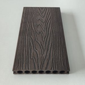 Bên ngoài sàn gỗ nhựa <span class=keywords><strong>WPC</strong></span> Composite <span class=keywords><strong>decking</strong></span> cho vườn Chất lượng cao <span class=keywords><strong>mothproof</strong></span> Dễ dàng cài đặt nổi sanded - Product Image 5