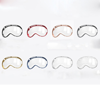Casing Pelindung TPU + PC Elektroplating untuk Headset Apple Vision Pro MR VR AR