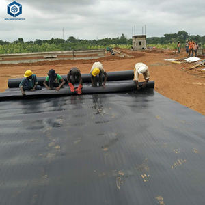 Revêtement de <span class=keywords><strong>piscine</strong></span> en PE-HD creusé pour le revêtement d'étang de barrage au Ghana - Product Image 5