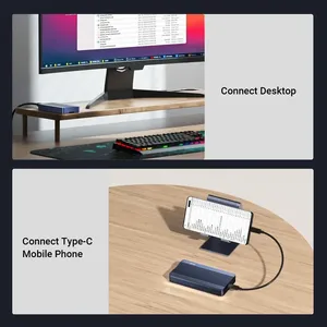 <span class=keywords><strong>Acasis</strong></span> กล่อง SSD M.2 <span class=keywords><strong>NVMe</strong></span> ความเร็วสูงการออกแบบขนาดกะทัดรัดเคส SSD ภายนอกการจัดเก็บข้อมูลความเร็วสูงการถ่ายโอนข้อมูลความเร็วสูง - Product Image 6
