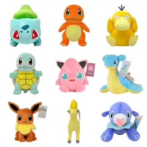 Poupées Pokemoned officielles en gros promotionnelles meilleures ventes de jouets en peluche de personnage de dessin animé pour les enfants