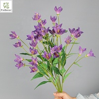 Haute Qualité 6 Têtes Artificielle Faux Ballon Fleur Soie Chinois Bellflower Platycodon Grandiflorus Décoration De Mariage