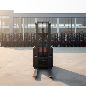 HaoRun CDD20 Semi-Electric Hydraulic Lift Stacker Lead-Acid Battery 1150x160x50 Fork Dimensions Portable Indoor Use - Product Image 2