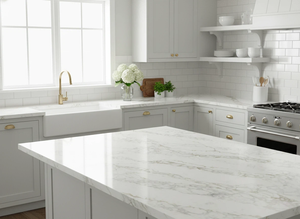 Losas Grandes de Cuarzo Dorado de Vietnam - Solución Moderna de 20 mm de Espesor para Cocinas, Baños y Encimeras de Hoteles - Product Image 2