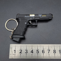 Llavero de Juguete de Aleación Empire de 7.5 cm TTIG34 1:3, Modelo de Pistola Desmontable con Bala, Envío Inmediato