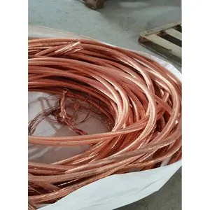 Chatarra de alambre de cobre de súper alta calidad 99.99%, molino de pureza, chatarra de cobre de bayas 99.99% a la venta en Rumania