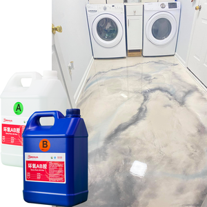 Wholesale Liquid Glass Bulk Adhesive Epoxy <b>Resin</b> AB Glue Crystal <b>Clear</b> for Bar Top Coating/3d Floor - Product Image 4